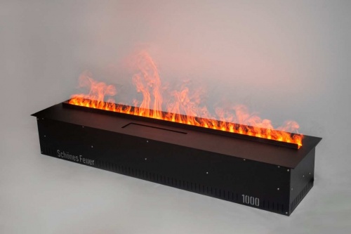 Электроочаг Schönes Feuer 3D FireLine 1000 Pro со стальной крышкой в Подольске