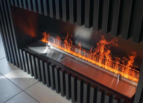 Электроочаг Schönes Feuer 3D FireLine 1000 со стальной крышкой в Подольске