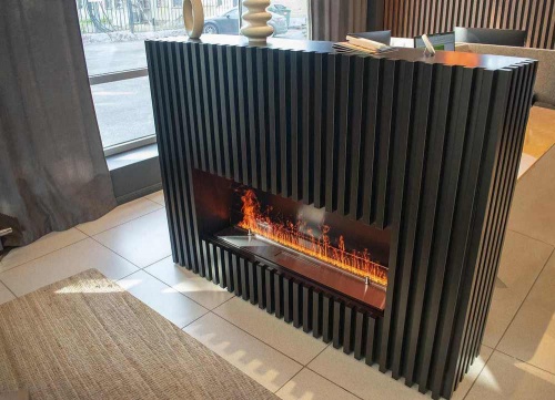 Электроочаг Schönes Feuer 3D FireLine 1000 со стальной крышкой в Подольске