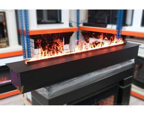 3D электроочаг Real Flame Line-S 150 3D Matte Black в Подольске