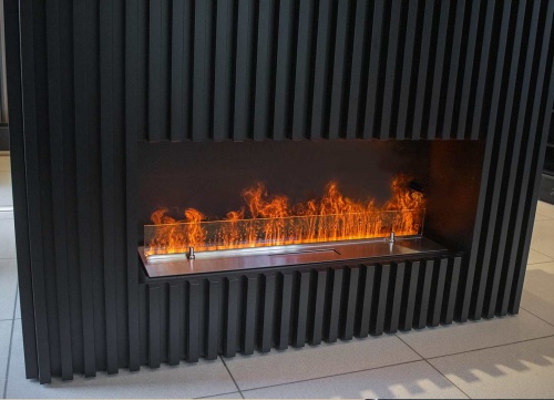 Электроочаг Schönes Feuer 3D FireLine 1000 со стальной крышкой в Подольске