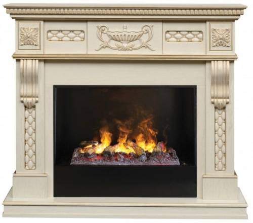 Каминокомплект Real Flame Corsica (белый дуб)+3D Cassette 630 в Подольске