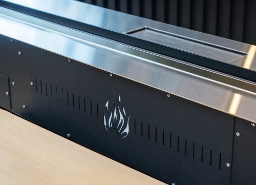 Электроочаг Schönes Feuer 3D FireLine 1000 со стальной крышкой в Подольске