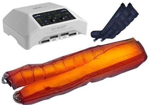 Аппарат для прессотерапии (лимфодренажа) Mark 300 (Doctor Life MK 300), комбинезон, инфракрасный прогрев, 2 манжеты для ног